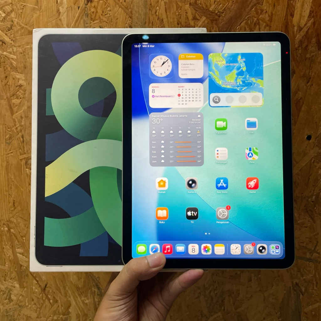 ipad air 4 64gb inter wifi second bekas mulus fullset original resmi