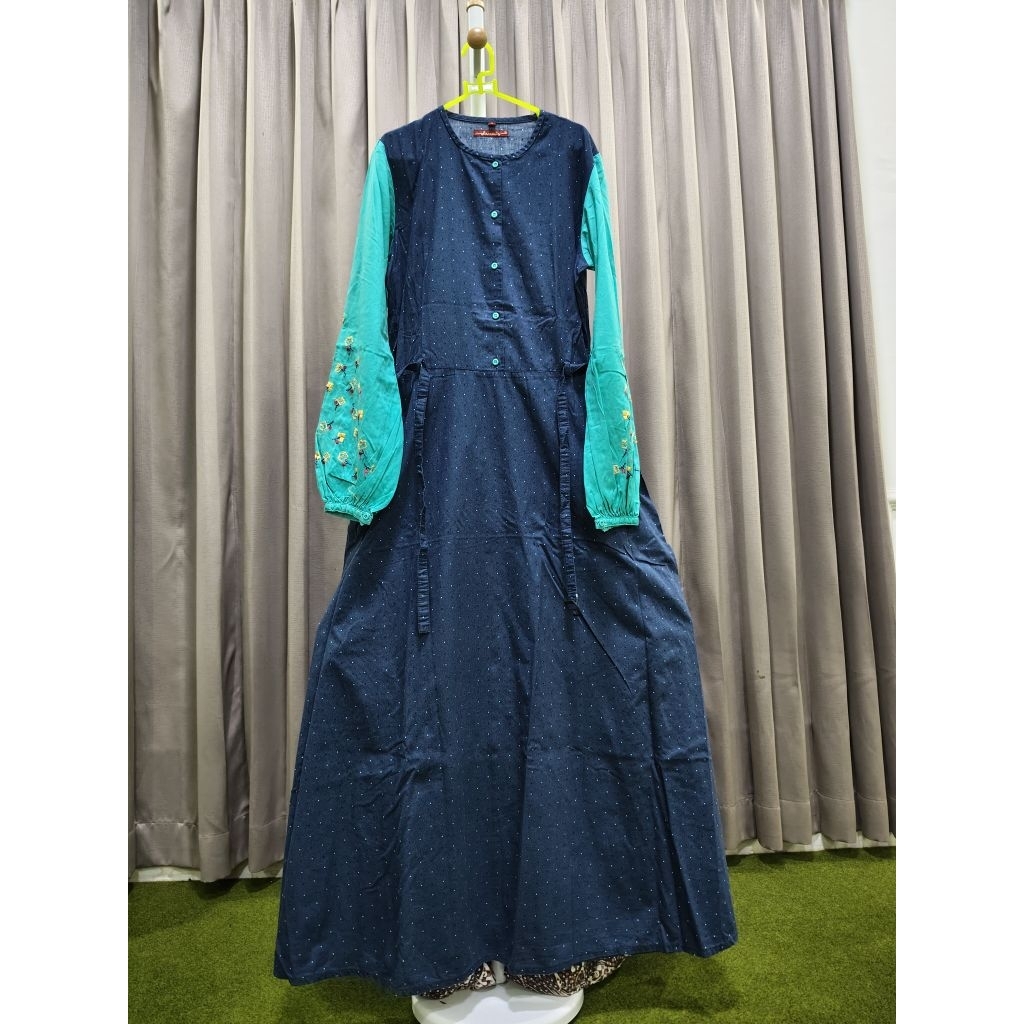 Gamis Dannis Tosca Navy - Preloved