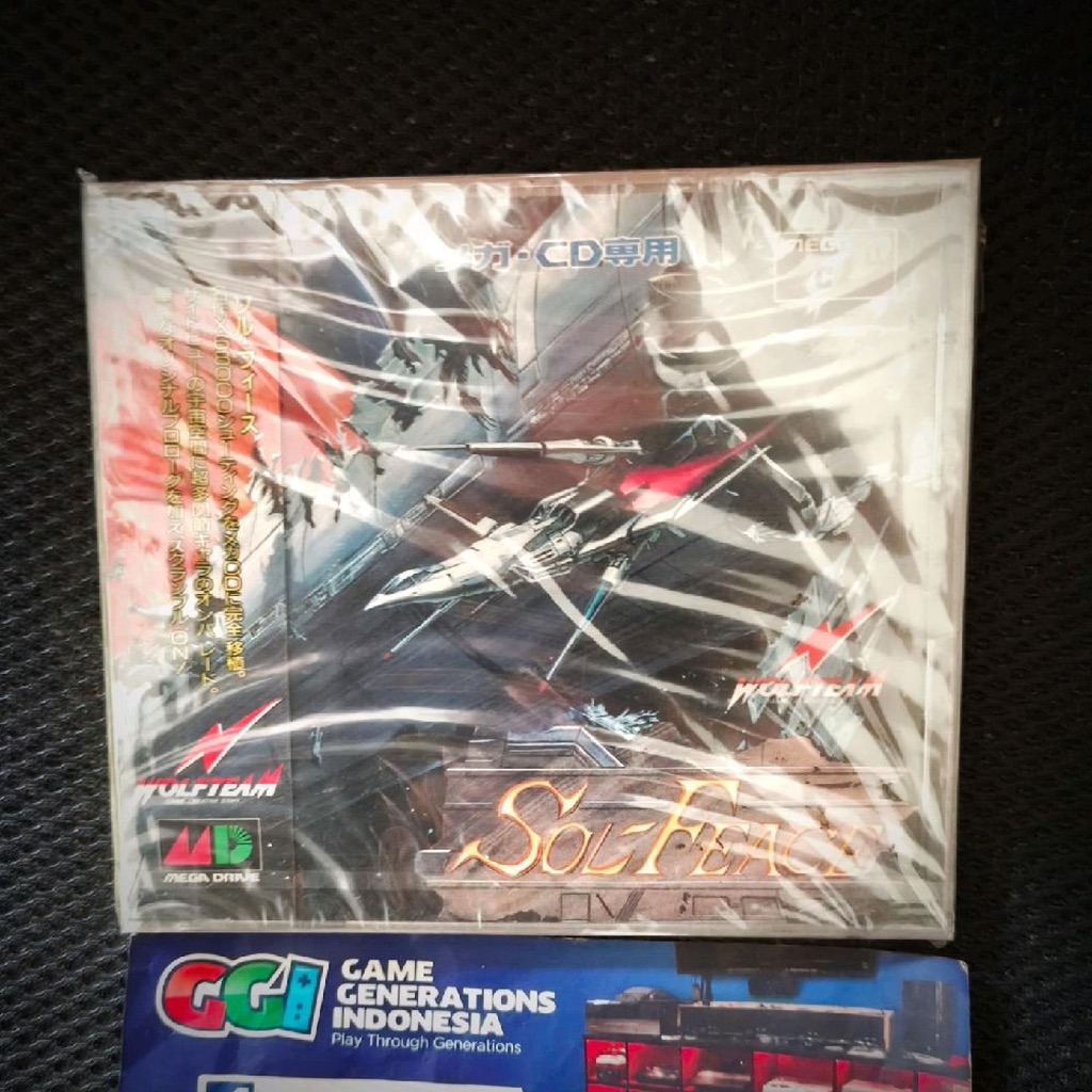 SOL FEACE SEGA MEGA DRIVE CD Original Game