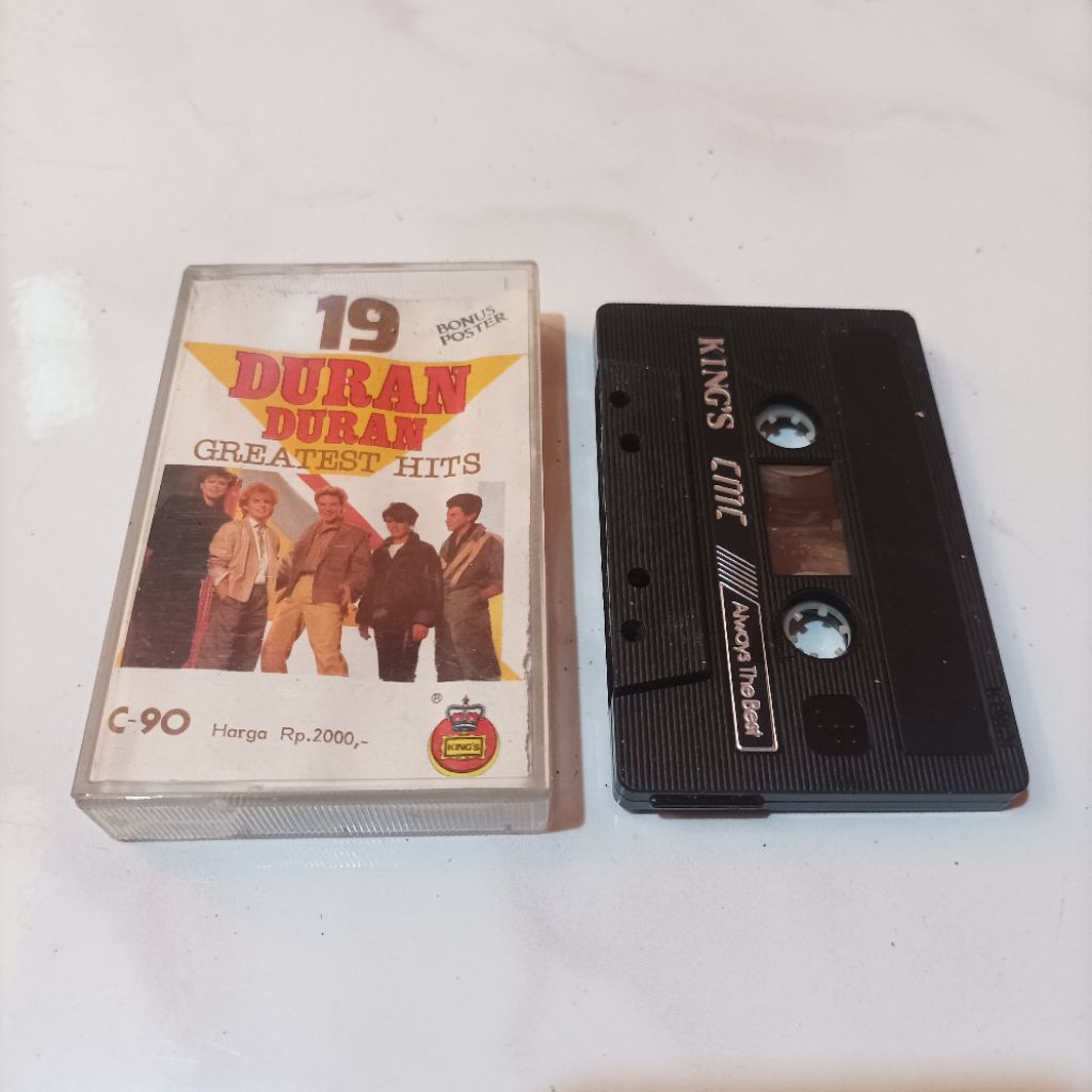 Original Kaset Pita Tape Band Duran Duran Album Greatest Hits