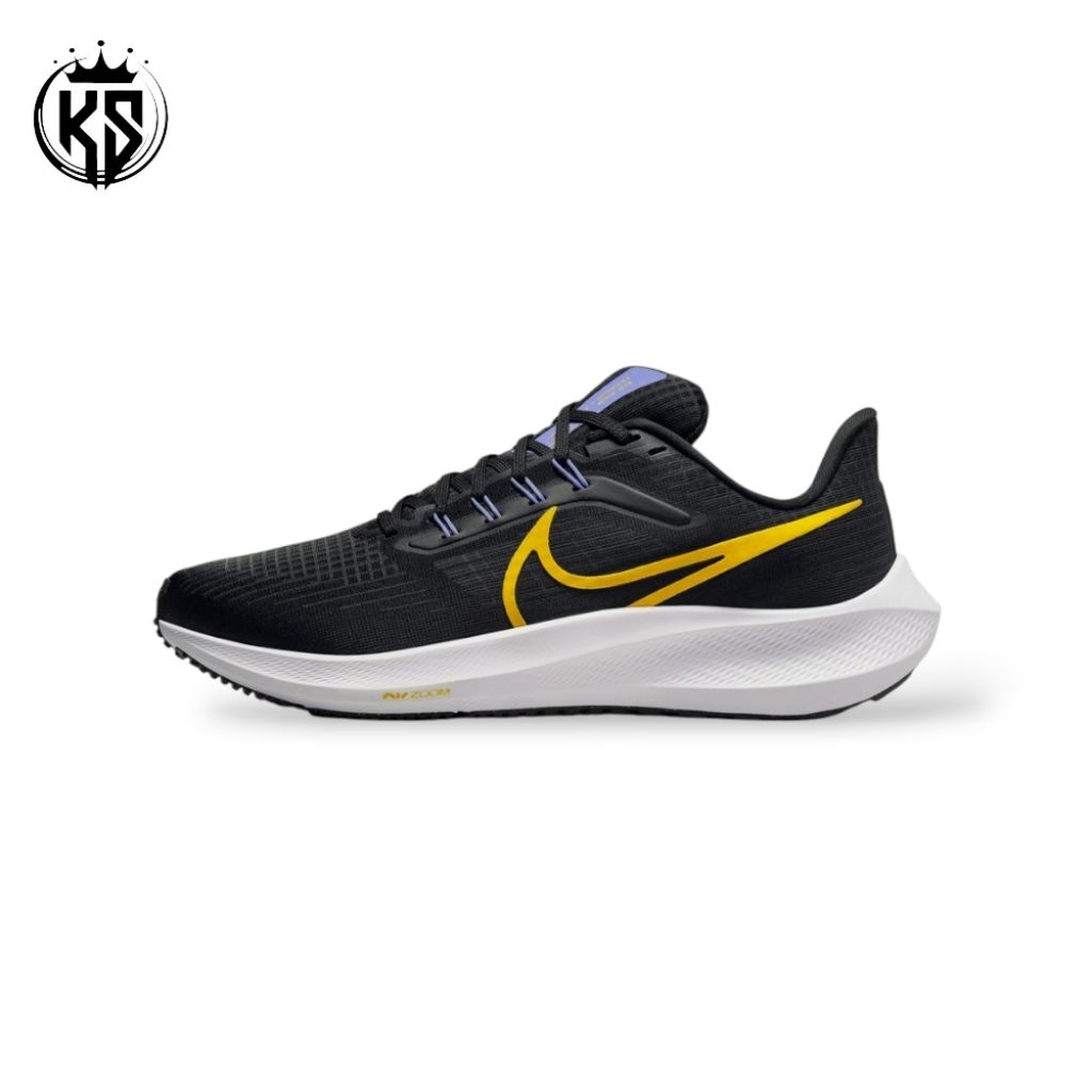 Nike Air Zoom Pegasus 39 Women's Black Off Noir Light Thistle Yellow Ochre