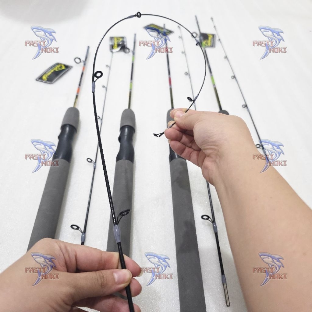 Joran Udang Roonmex Udang Reborn Super Lentur Fiber Solid 120 135 150 165