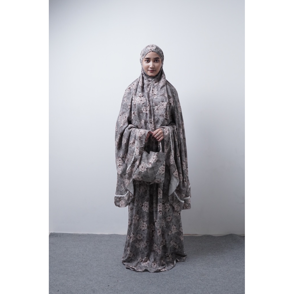 MukenaQonitaBatik | Mukena Urban Renda | Mukena dewasa