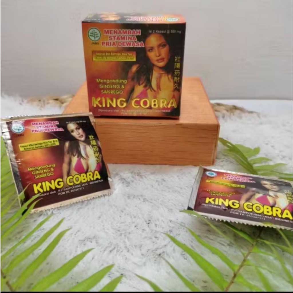 Kapsul King Cobra Obat Kuat Pria Dewasa - Meningkatkan Gairah dan Stamina