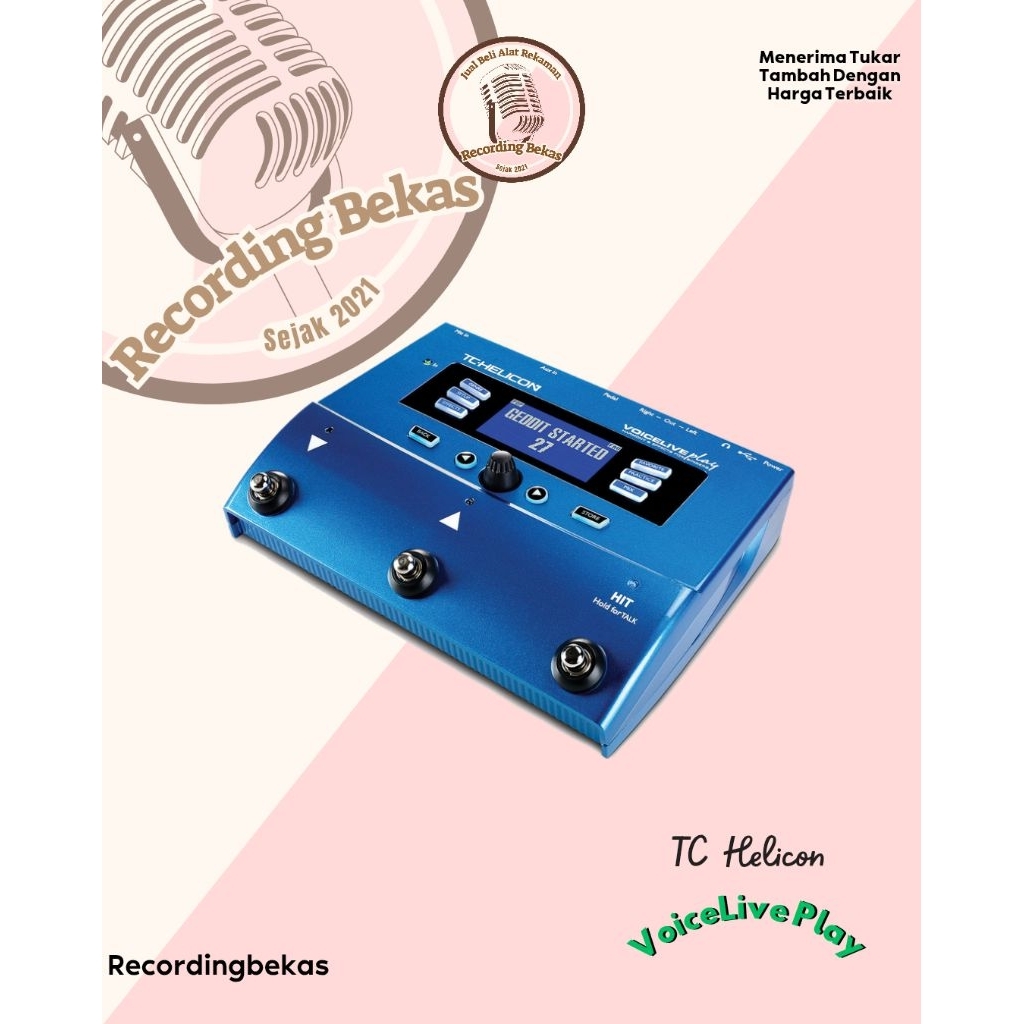 Vocal Effect TC HELICON VoiceLive Play
