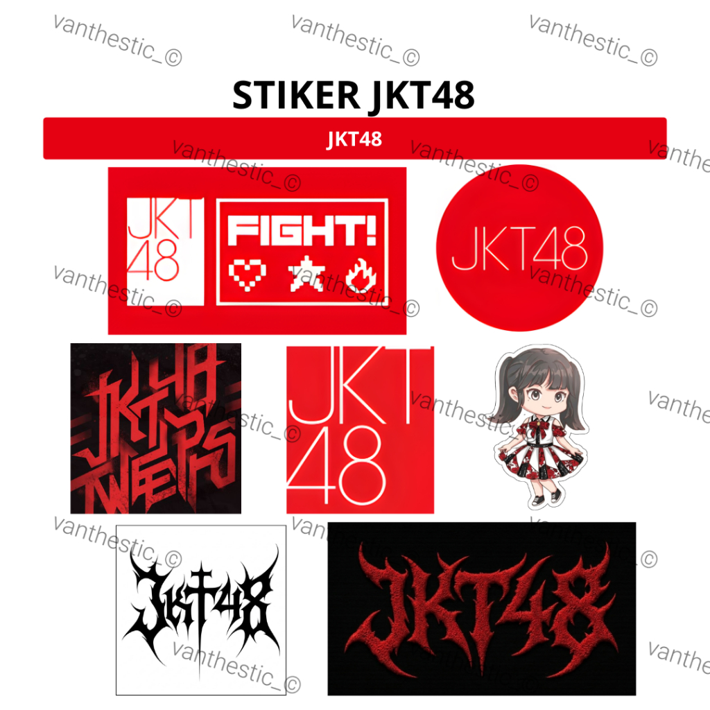 Stiker JKT48 | JKT48 | WOTA JKT48