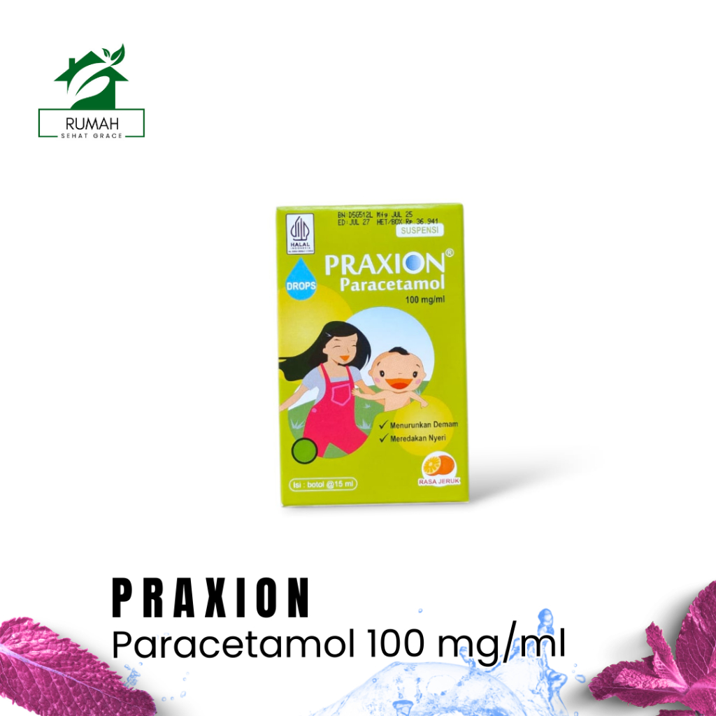 RSG PRAXION DROP PARACETAMOL 15 ml Pereda Nyeri Penurun Demam Bayi