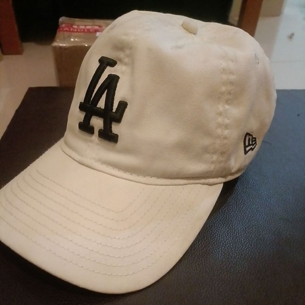 topi caps new era LA Dodgers Putih white