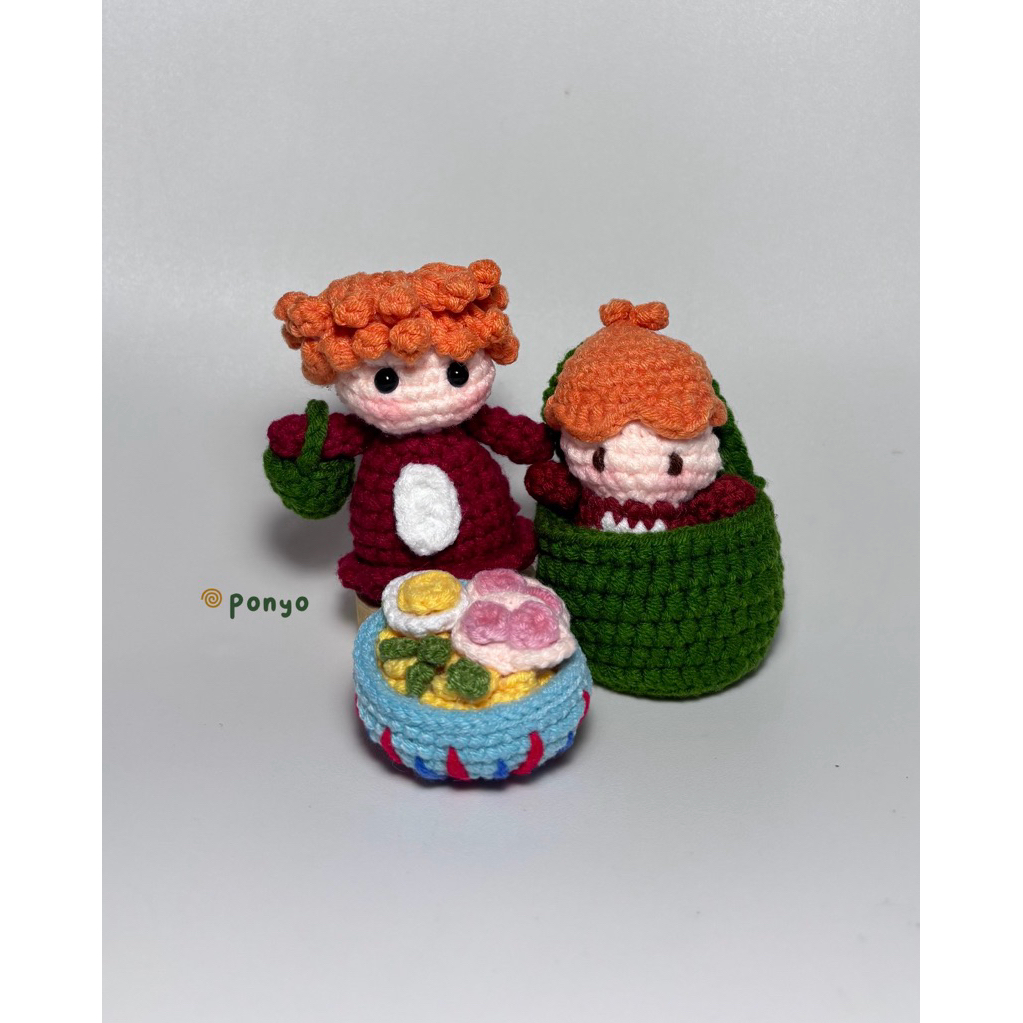 [Showii] Amigurumi Gantungan Kunci Ghibli Ponyo Rajut | Crochet Ponyo