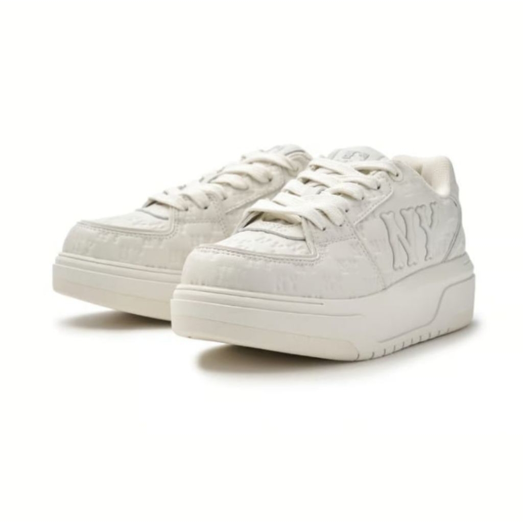(PO KOREA) MLB SHOES - CHUNKY LINER EMBOSSED MONOGRAM COOPERSTOWN NEW YORK YANKEES - ORIGINAL KOREA