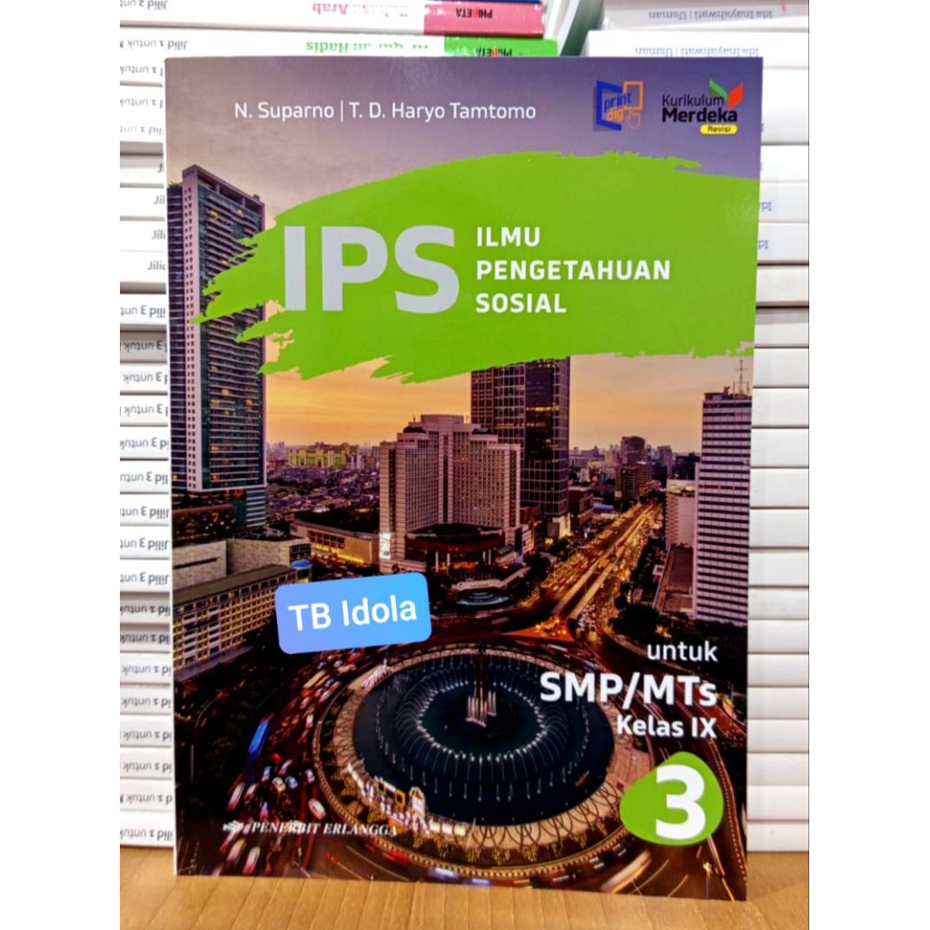 Buku IPS Kelas 9 SMP Kurikulum Merdeka Revisi Erlangga
