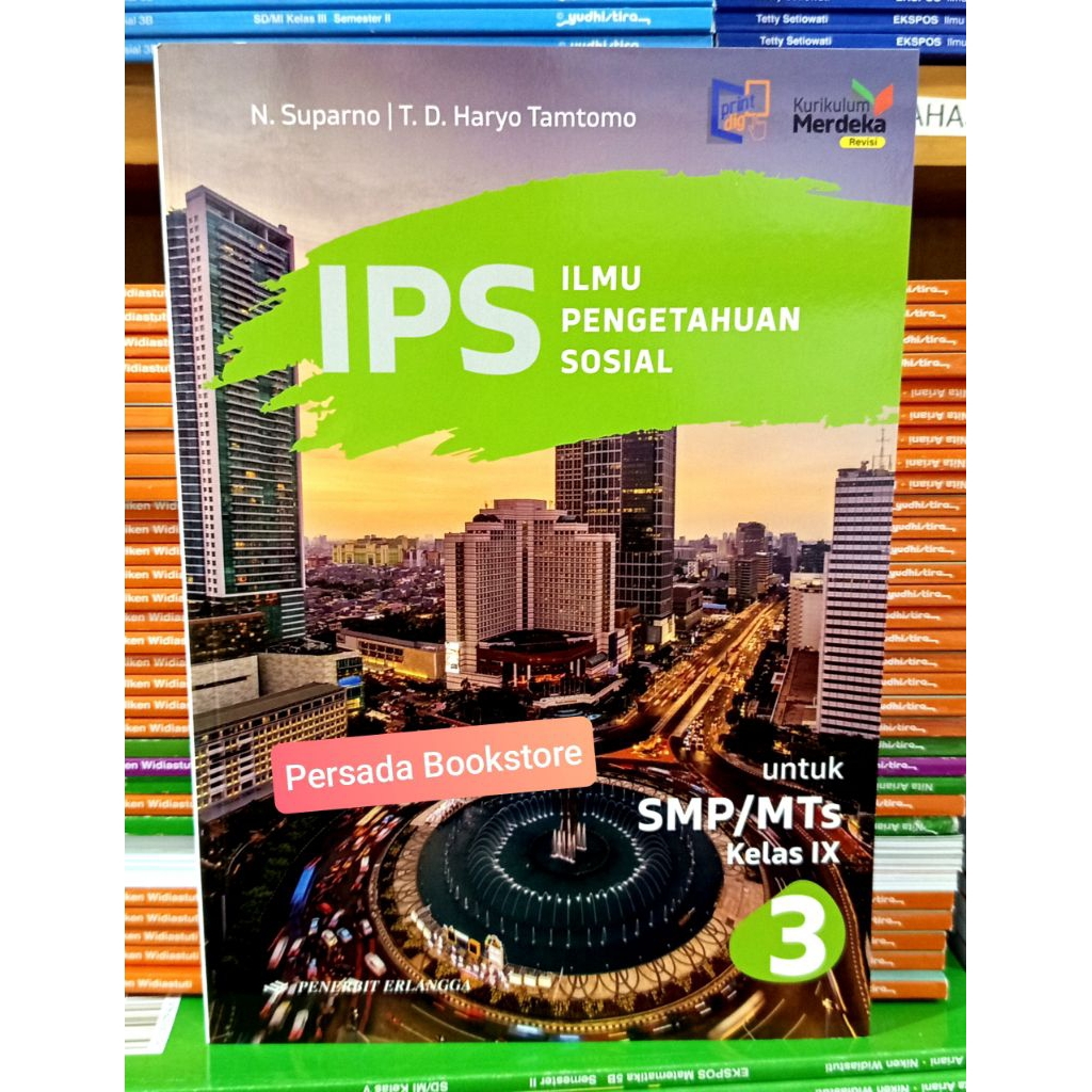 Buku IPS Kelas 9 SMP Kurikulum Merdeka Revisi Erlangga