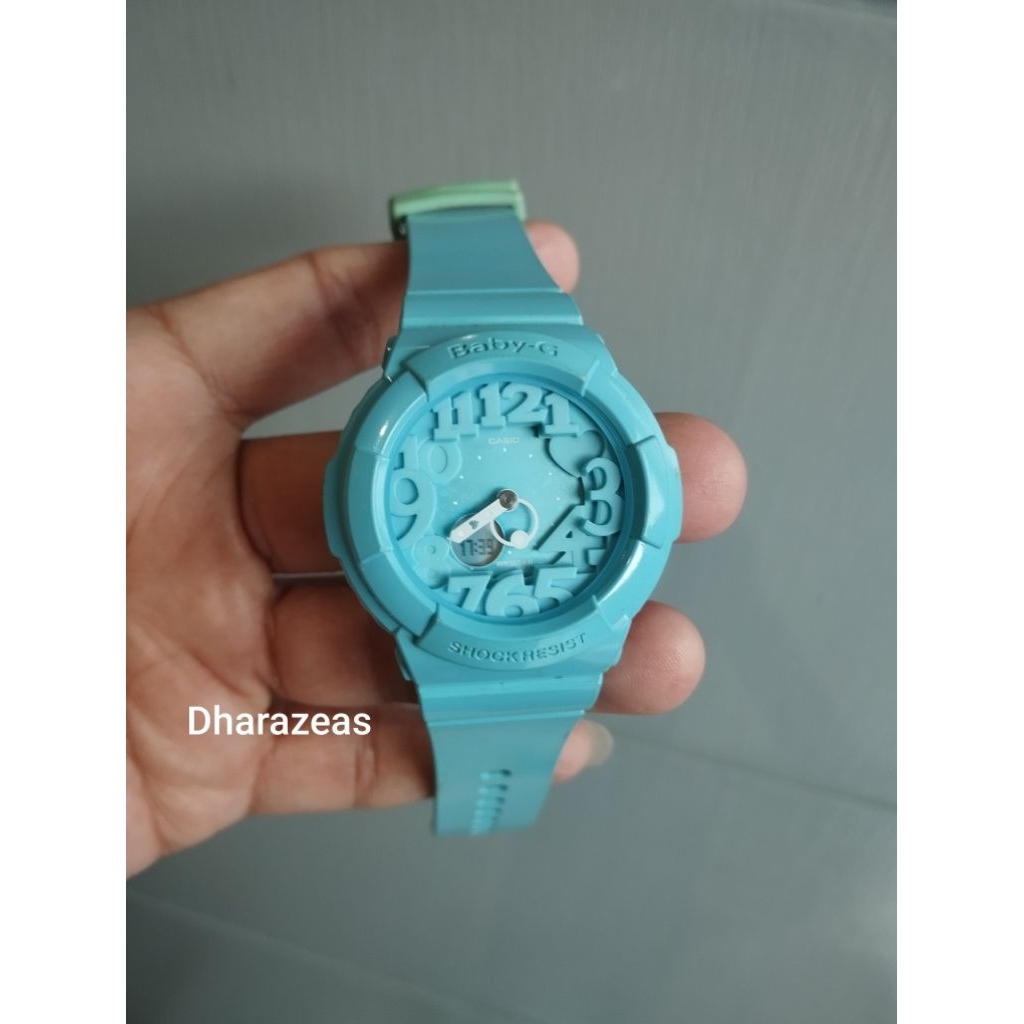 Jam Casio Baby-G BGA-130 toska second bekas