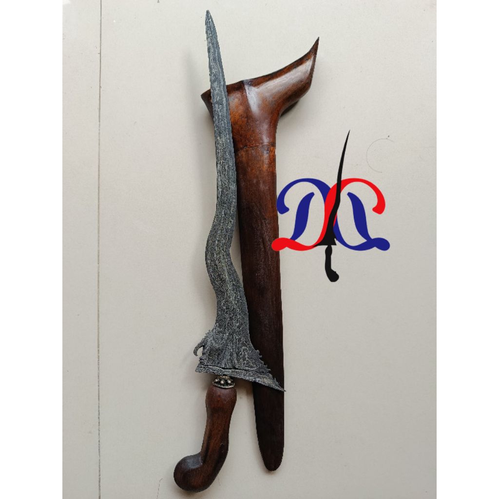 Keris Jangkung Pacar Madura Sepuh Pamor Rojo Gundolo, Wahyu Tumurun