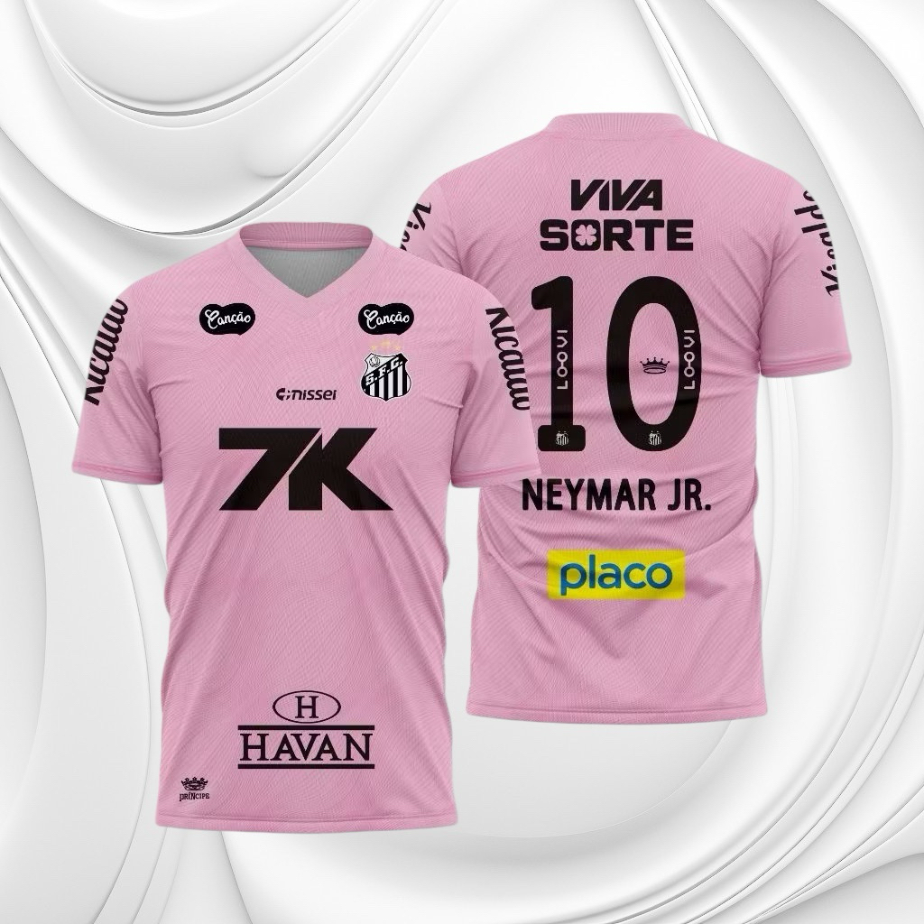 jersey santos neymar jr pink 2025 2026