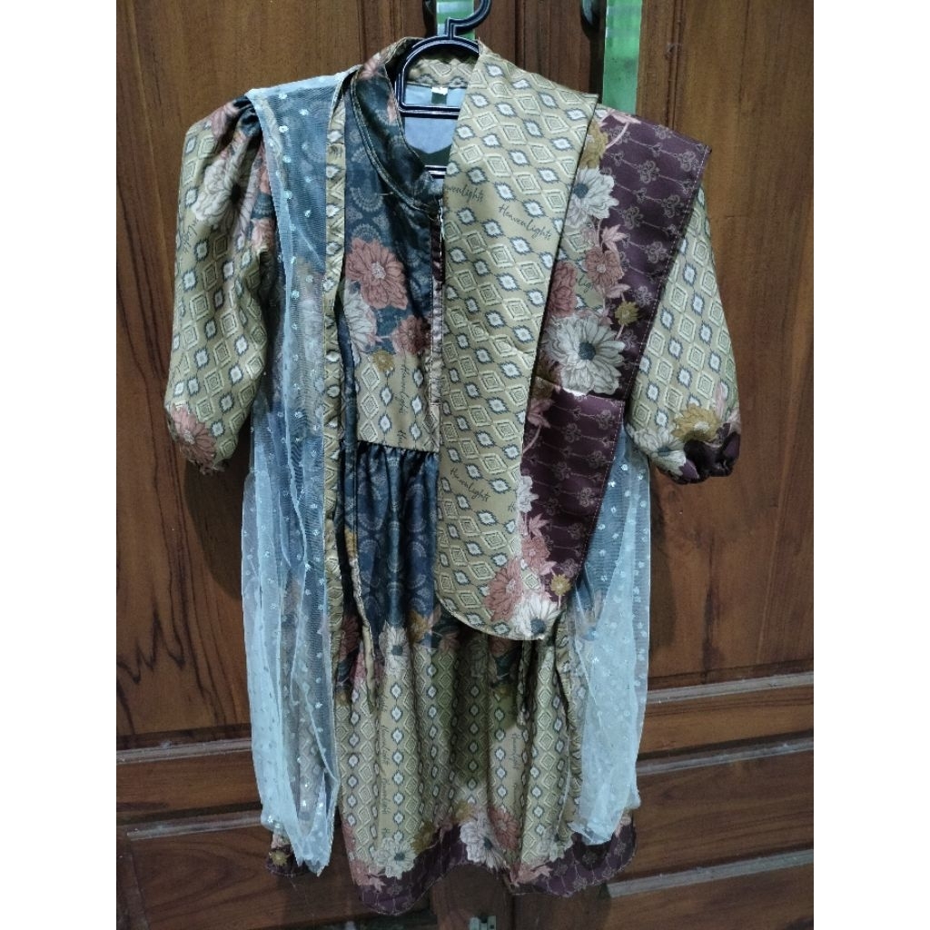 dress anak kain heaven light 3 in 1
