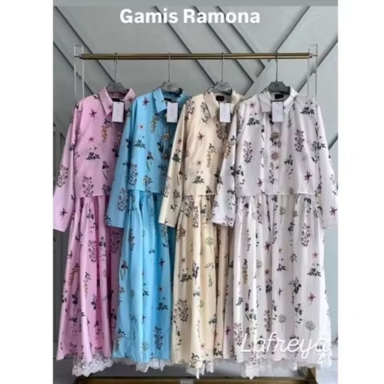 Dress gamis outer ramona lfy