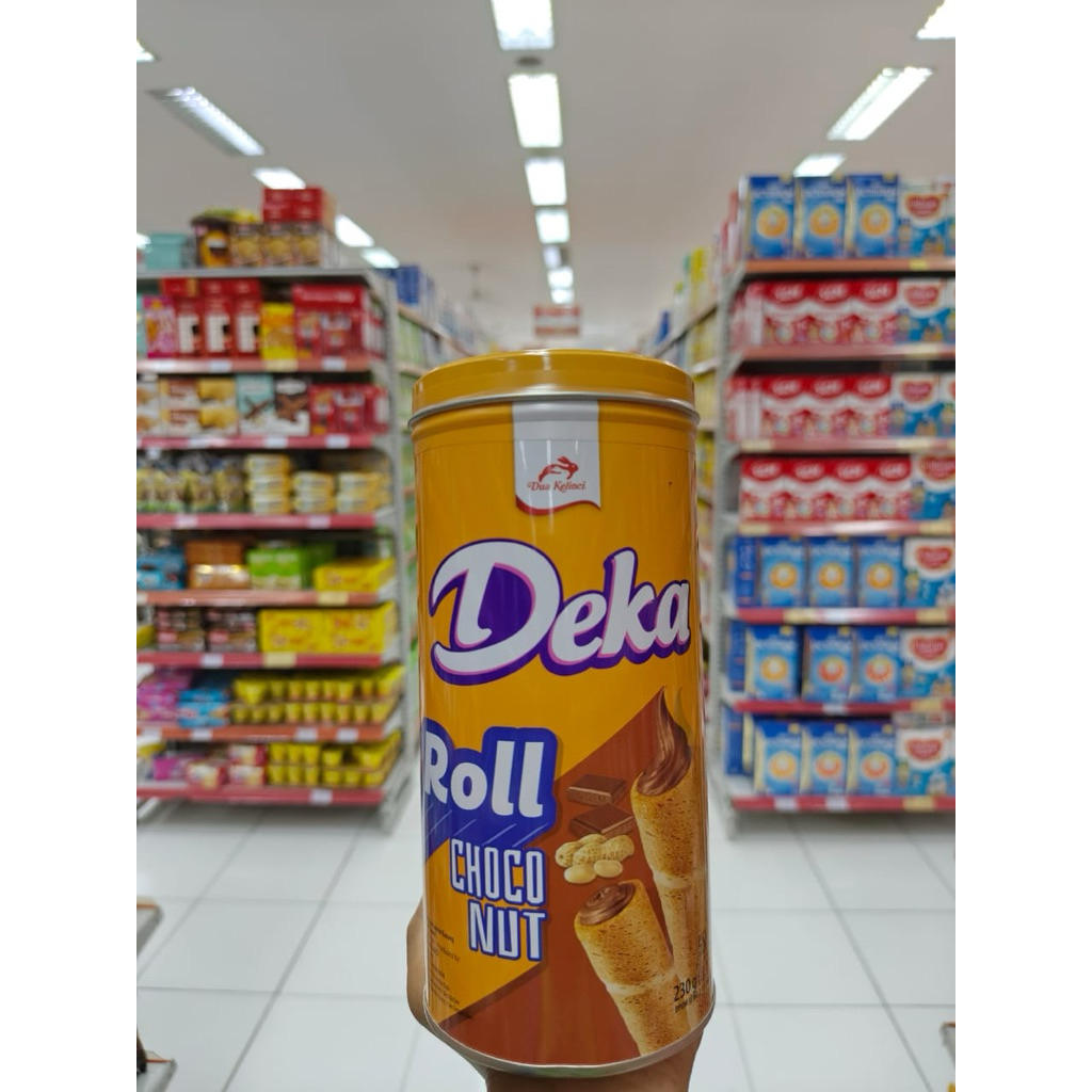 DEKA WAFEROLL CHOCHO DAN CHOCO NUT 230gr || DUA KELINCI PRODUK LEBARAN