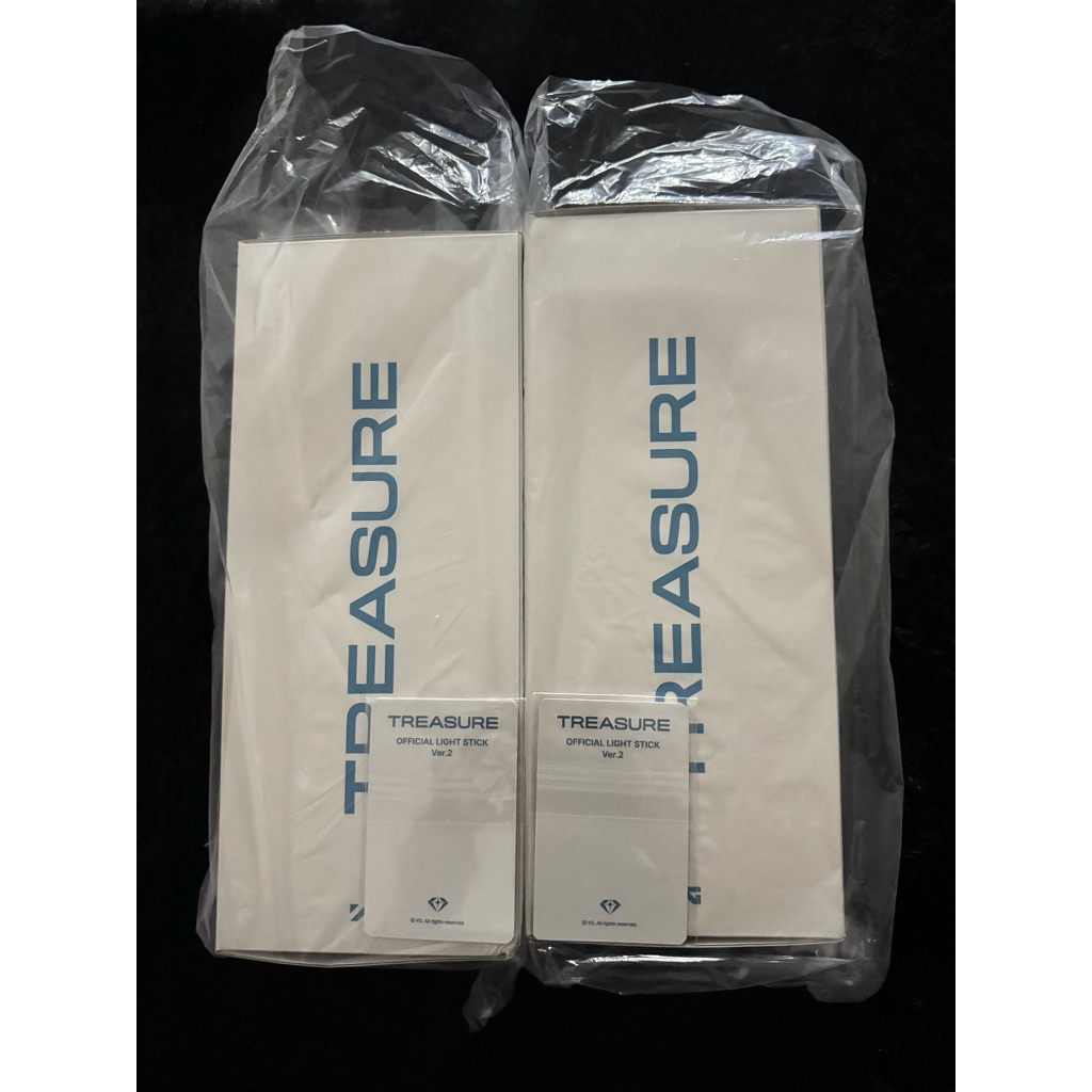 [READY STOCK] Official Lightstick Treasure New Sealed Fanlight LS Trejo Teulight Ver 2 POB Online Of