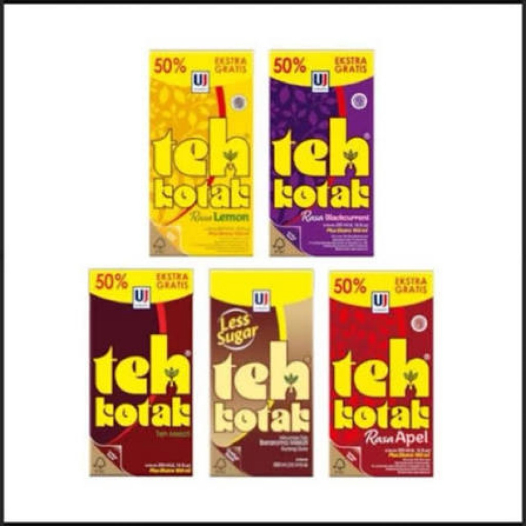 [New] Teh Kotak 300ml 1 Kotak 1 kardus 1 Dus