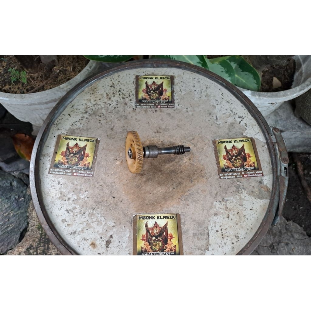 gigi gear pompa oli samping l2g yb100 l2s l2sn ORIGINAL gir ger pompa oli yamaha l2s l2sn l2g yb100