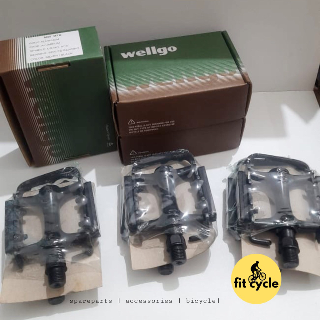 PEDAL SEPEDA WELLGO HITAM