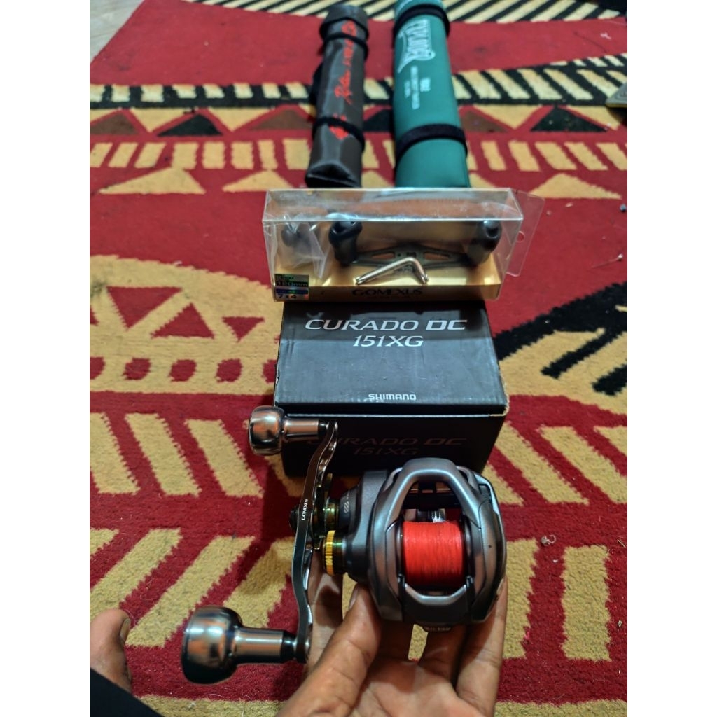 Shimano Curado DC 151XG include handle gomexus 120 mm