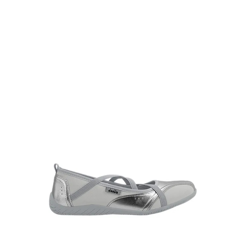 Diadora Purlie Ballerina Sneakers Shoes Silver - Original