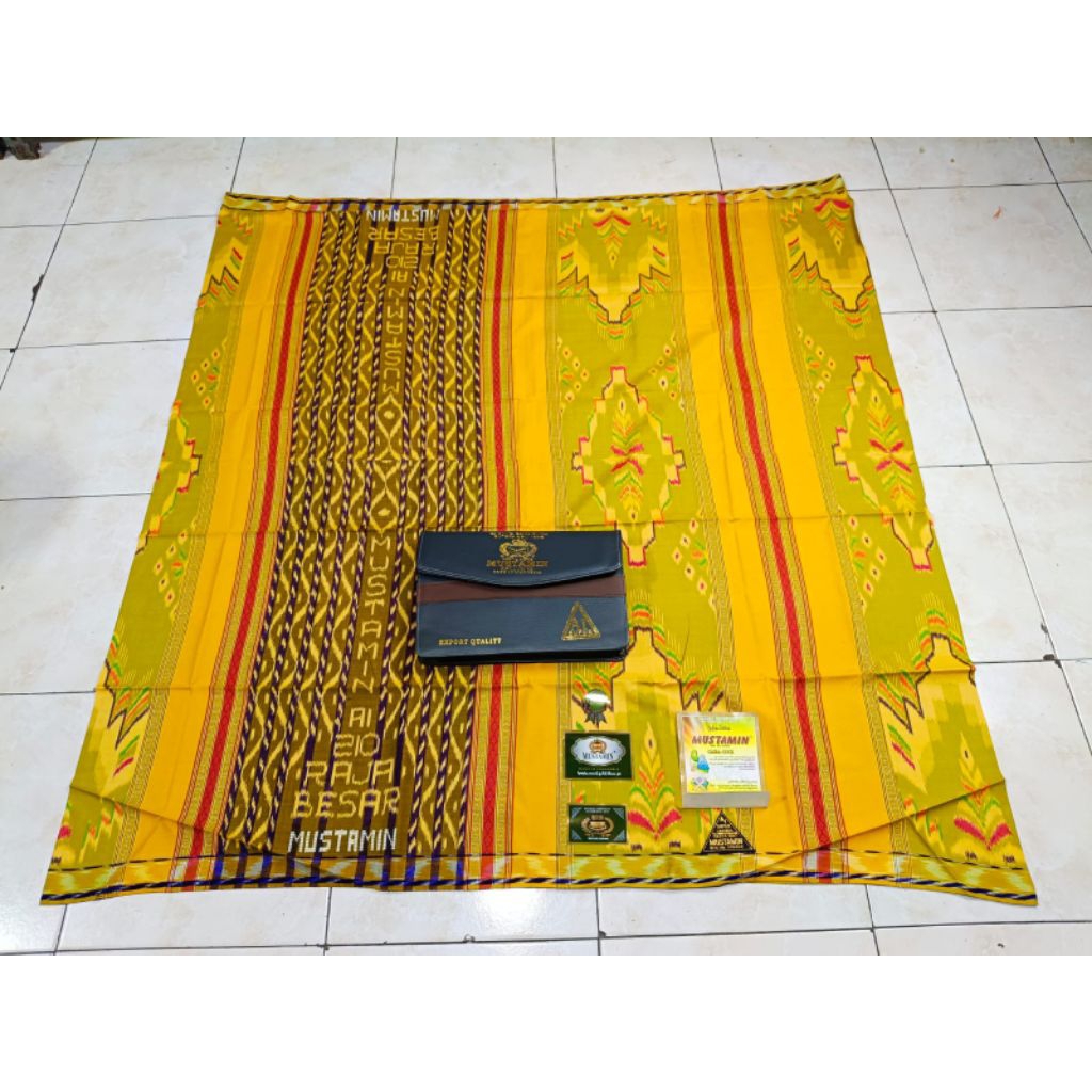 SARUNG MUSTAMIN ORIGINAL MST Bahan Premium FULL SUTRA