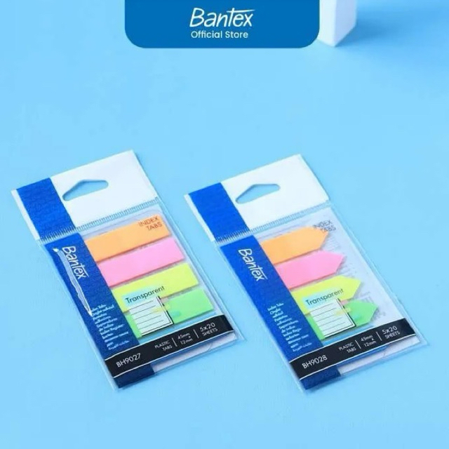 INDEX TABS BANTEX BH90XX PLASTIC MATERIAL | MEMO STICK BAHAN PLASTIK | PENANDA BUKU | PEMBATAS KERTA