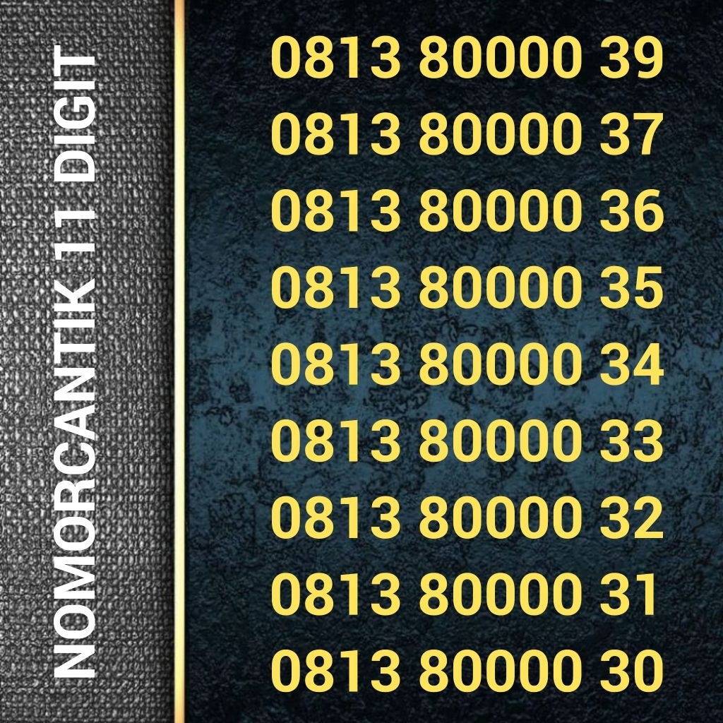 nomor cantik simpati 11 digit 0813 80000 20 0813 80000 21 0813 80000 22 0813 80000 23 0813 80000 24 