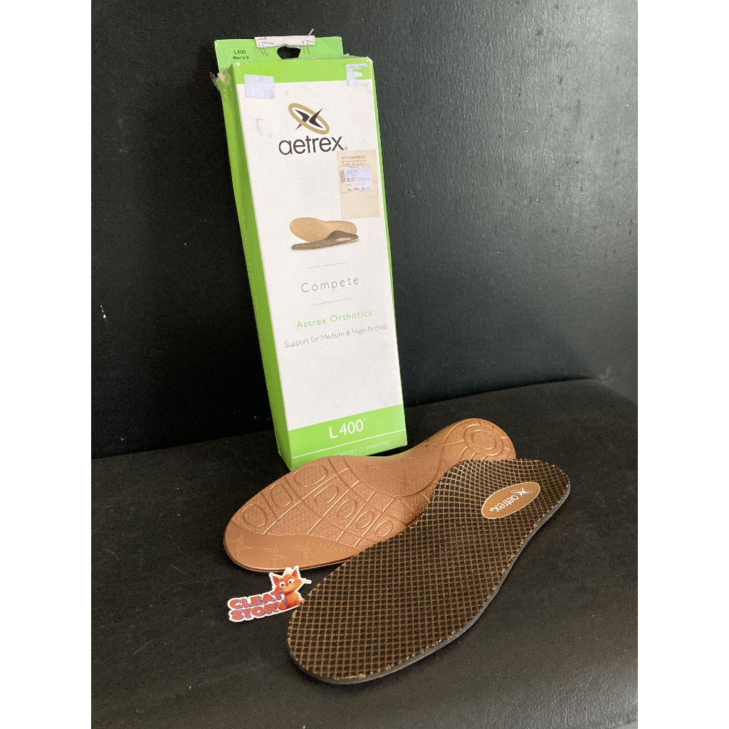 INSOLE AETREX L400M SPORT CUPPED NEUTRAL SUPPORT ORIGINAL [400M400W]