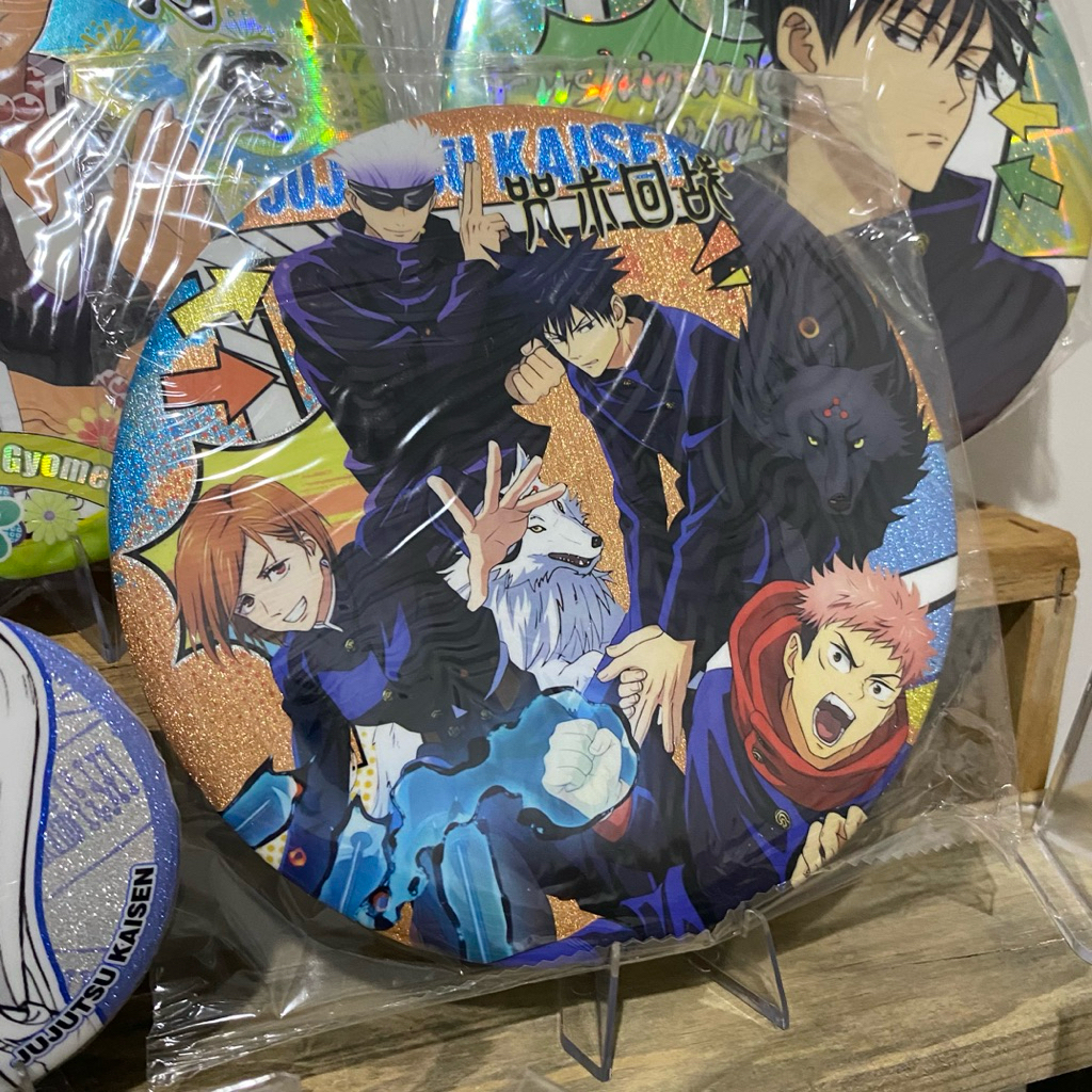 Jujutsu Kaisen Megumi Gojo Nobara Yuji Ryomen Sukuna Pin Bagde Jumbo 20cm china