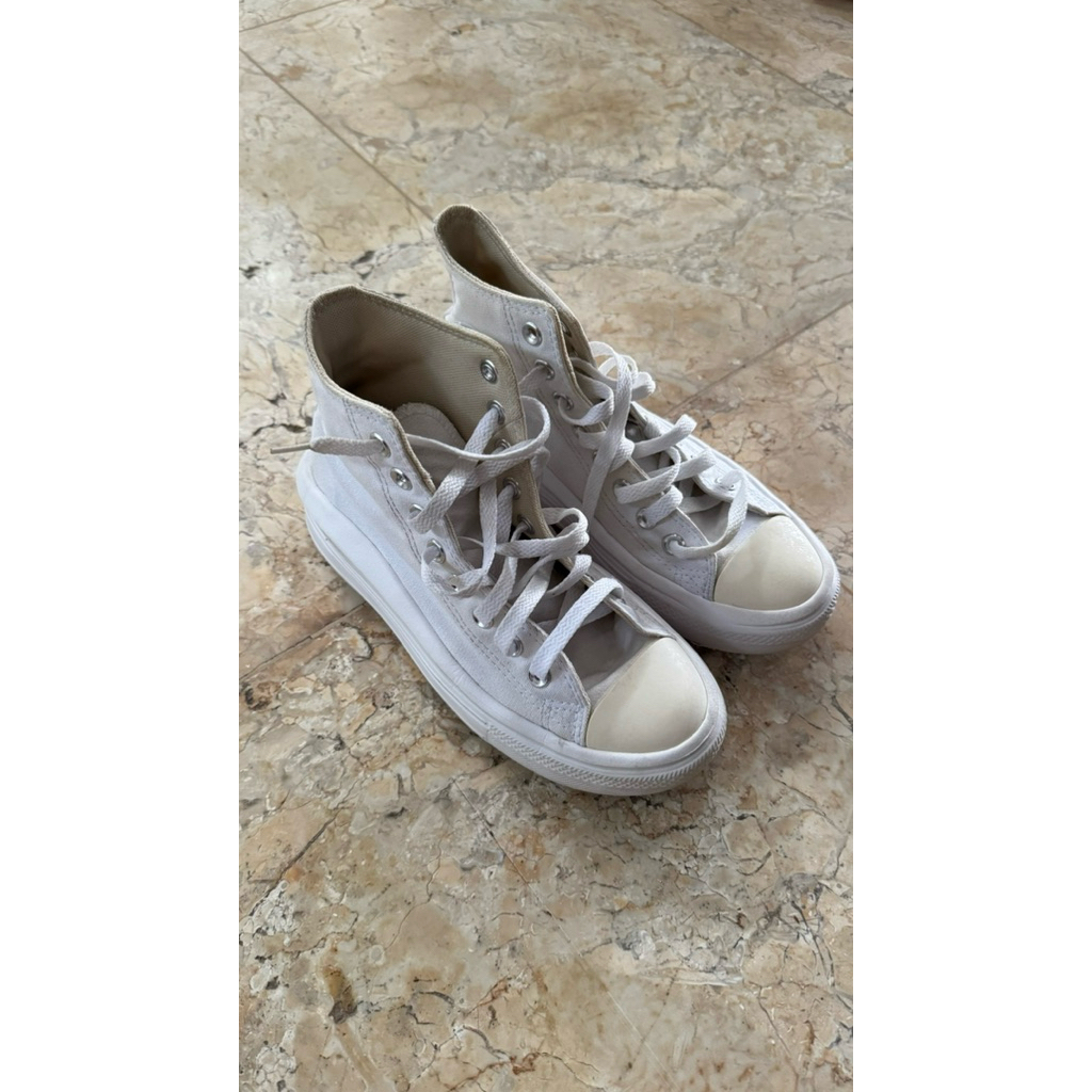 CONVERSE CHUCK TAYLOR ALL STAR HIGH PLATFORM WHITE