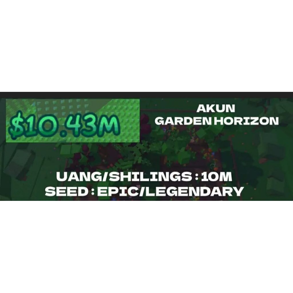 Akun Garden Horizon Starter 1