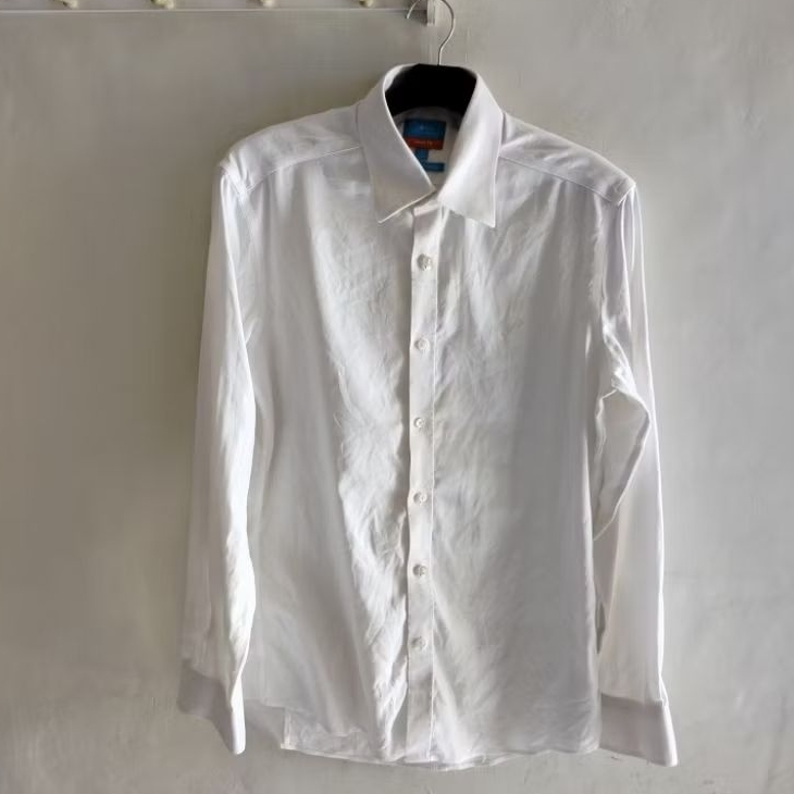 kemeja pria g2000 SIZE S putih