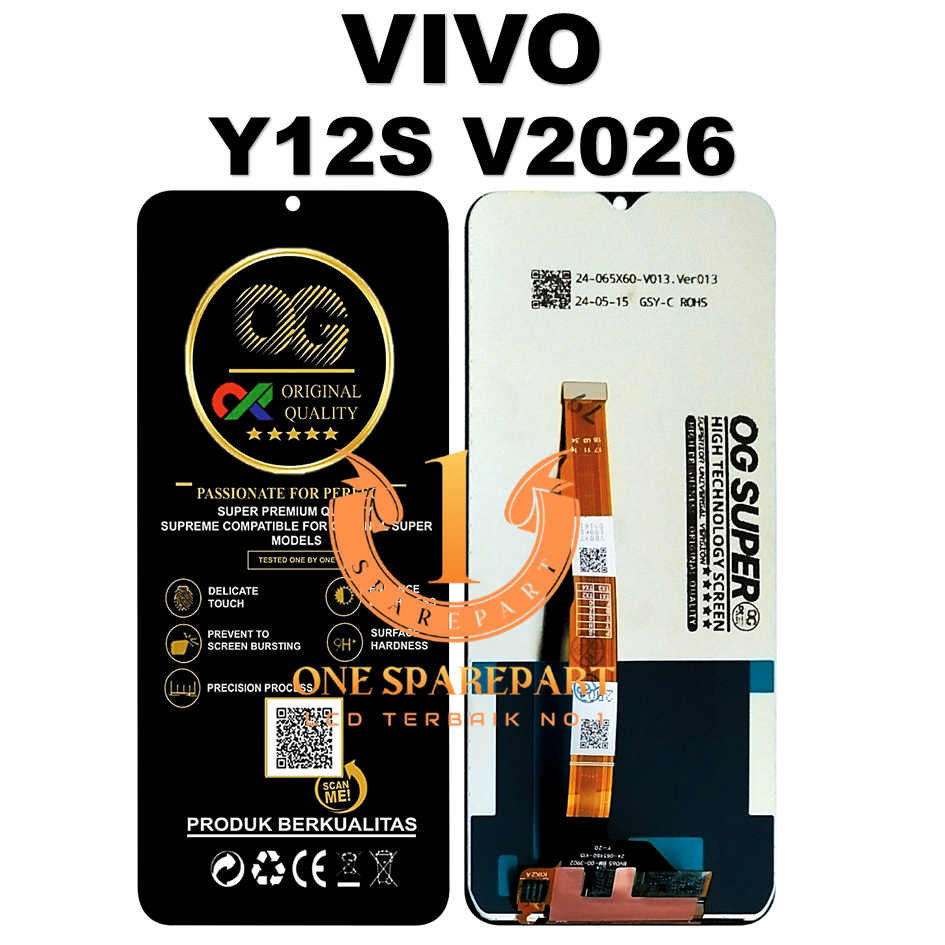 LCD TOUCHSCREEN VIVO Y12S V2026 ORIGINAL 100% FULLSET