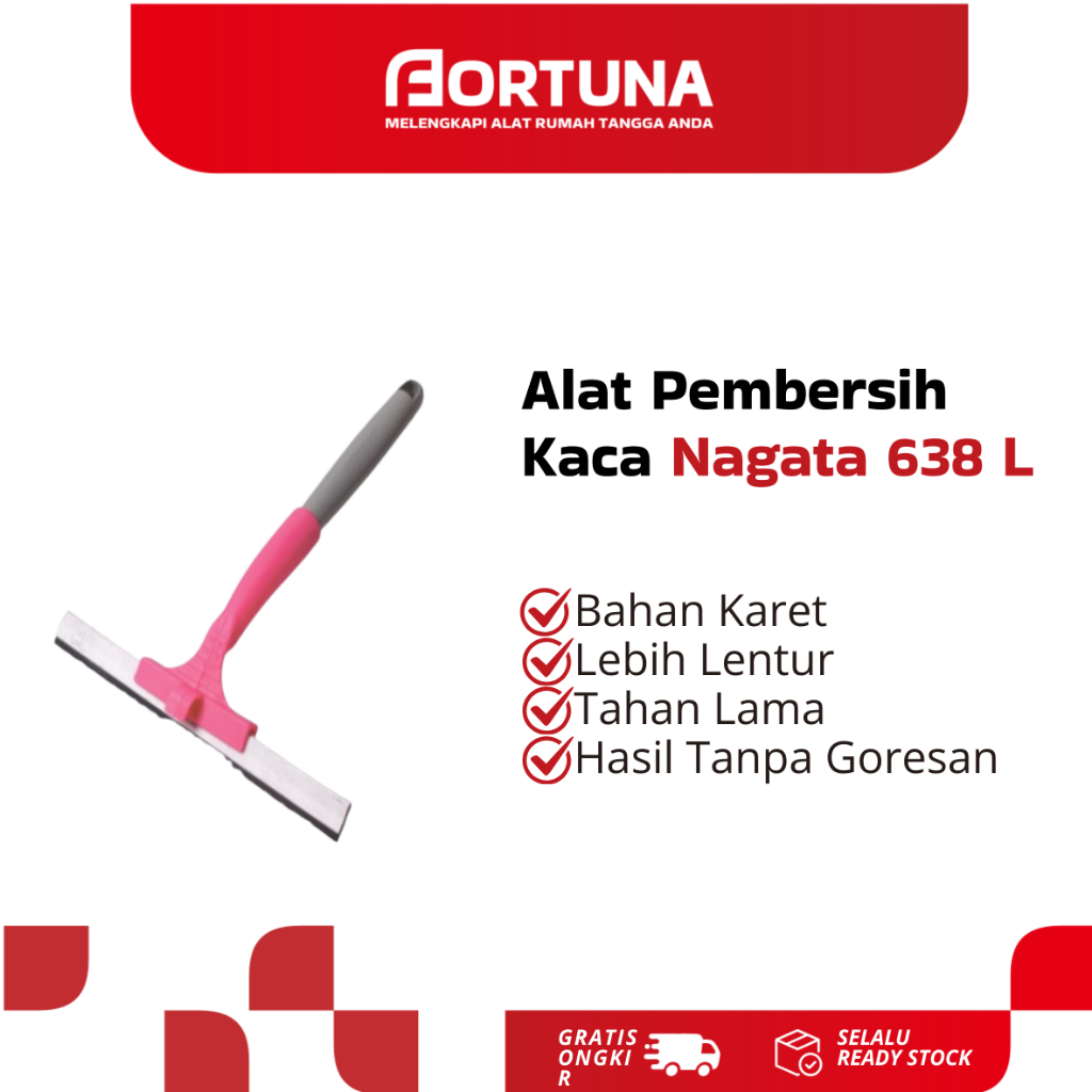 Sapu Kaca Besar 638 L Alat Pembersih Kaca Sapu Jendela NAGATA