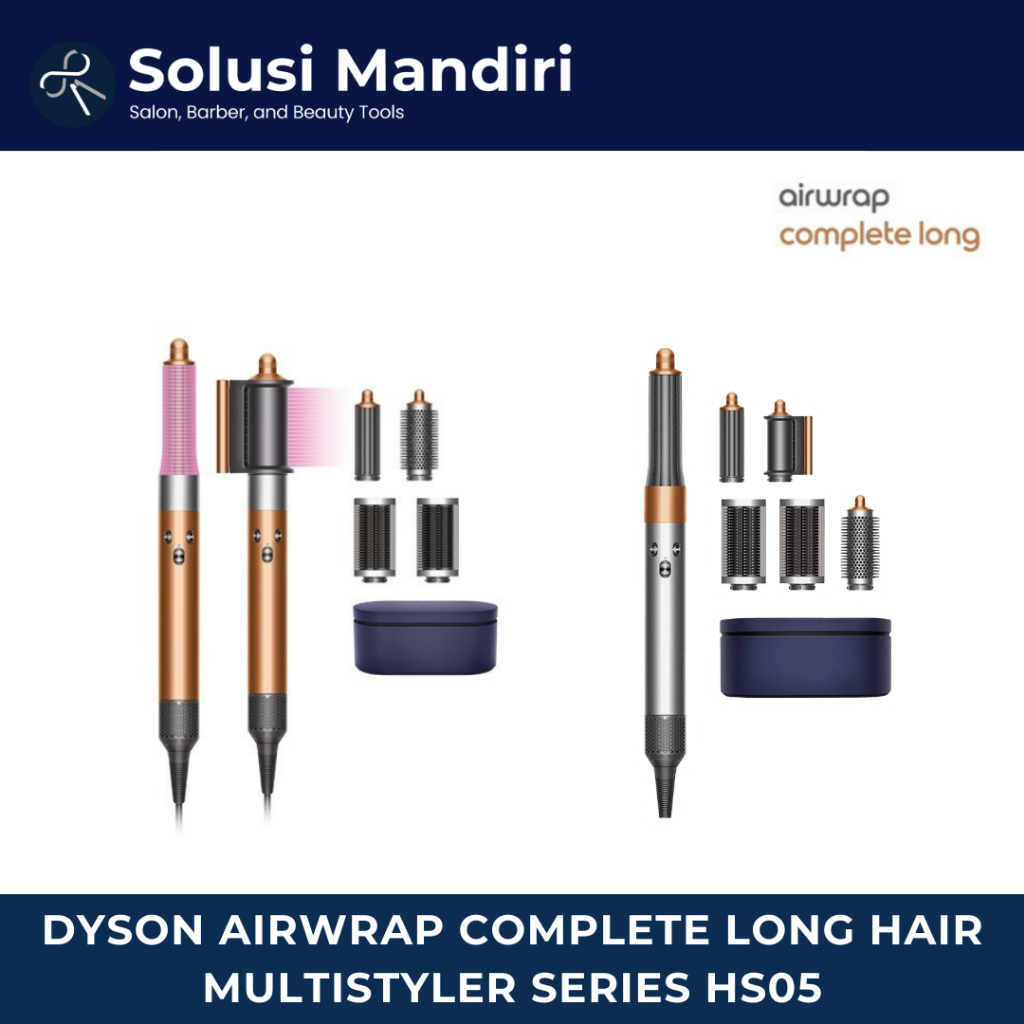 Dyson Airwrap Complete Long Hair Multistyler HS05 Series - Catok Curly Blow Otomatis/Catokan Rambut/