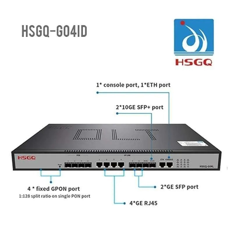 OLT HSGQ EPON GPON 4 PORT - AANETSTORE