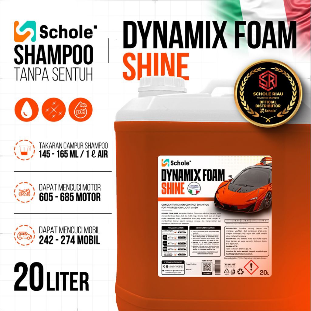 Dynamix Foam Shine 20 Liter - Touchless Shampoo