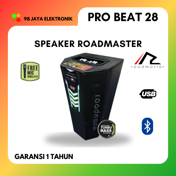 Speaker Roadmaster Pro beat 28 GARANSI RESMI