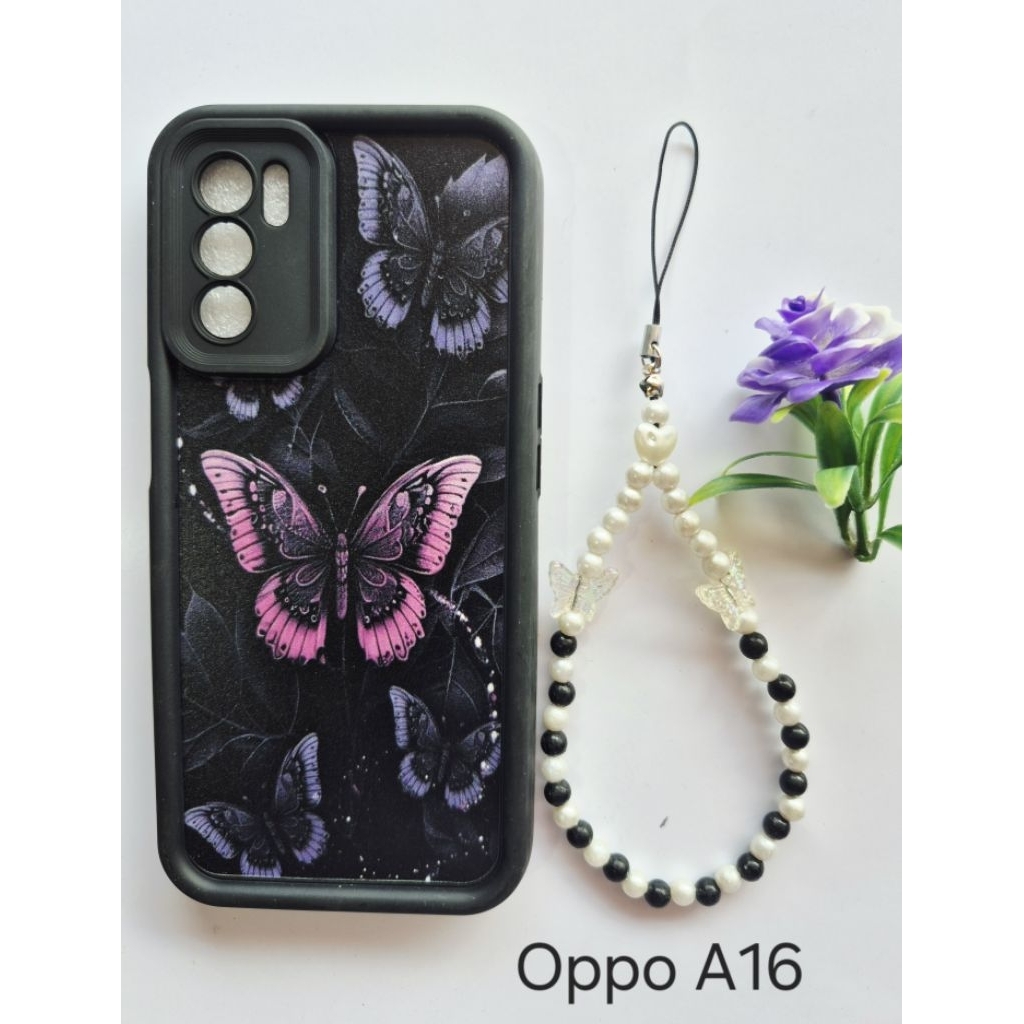 Case Hp Oppo A16 New Butterfly