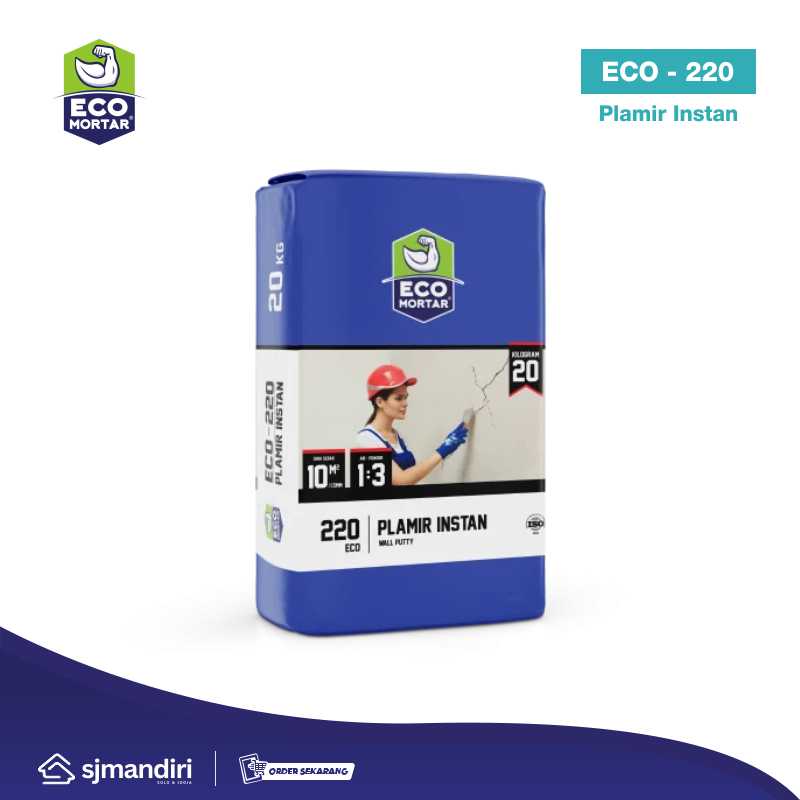 Eco Mortar 220 Plamir Instan Eco 220 Mortar Instan Semen Instan