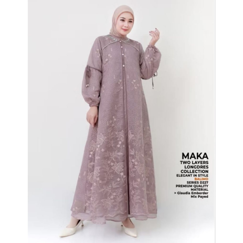 GAMIS MIDI DRESS LEBARAN 2026 BALIMO NAJWA KATBOL LFY BKK PREMIUM