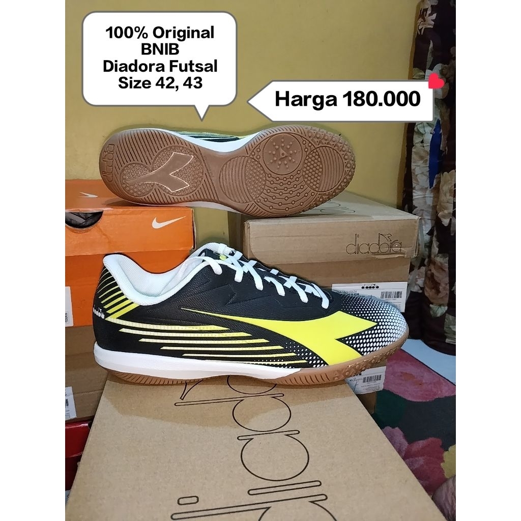 Sepatu Futsal Diadora Original