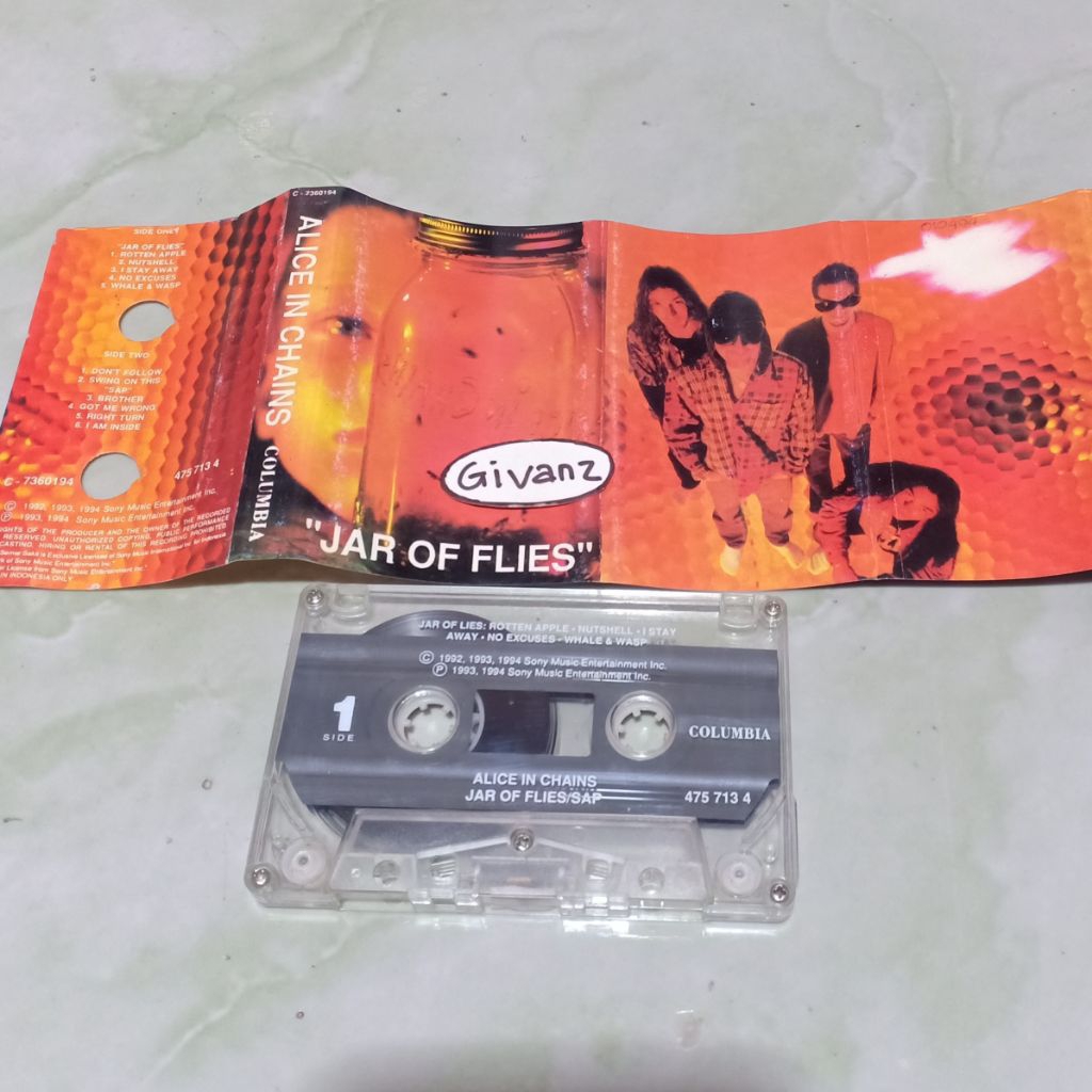 kaset pita ALICE IN CHAINS - Jar of flies