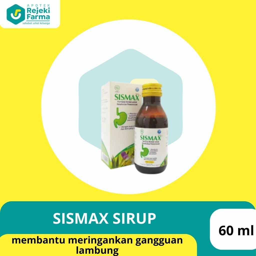 SISMAX Obat Maag Herbal 60ml Mengatasi Asam Lambung Gas Berlebih Luka Lambung