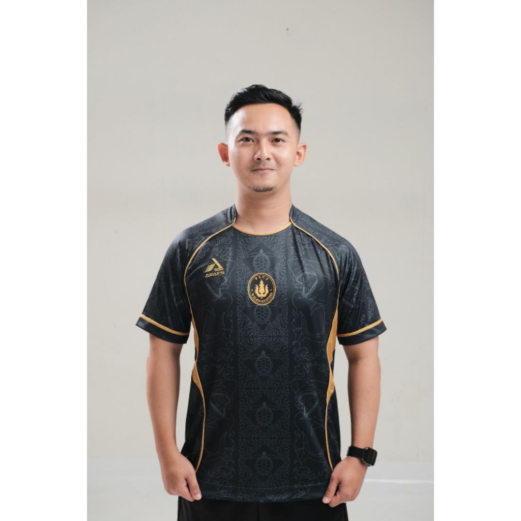 ARAFS APPAREL - JERSEY PSCS CILACAP HITAM GOLD