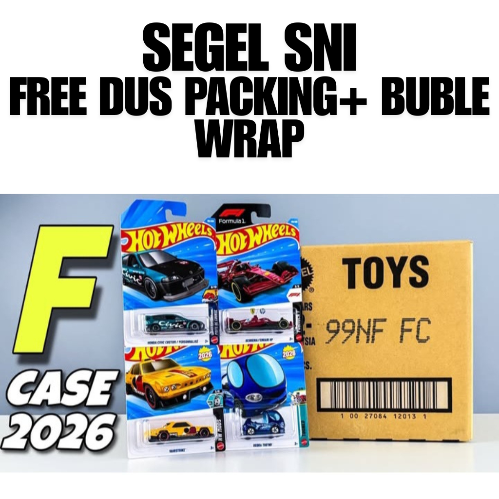 Hot Wheels SEGEL Regular Lot 72 Pcs Karton 1 Dus Selalu Update Lot